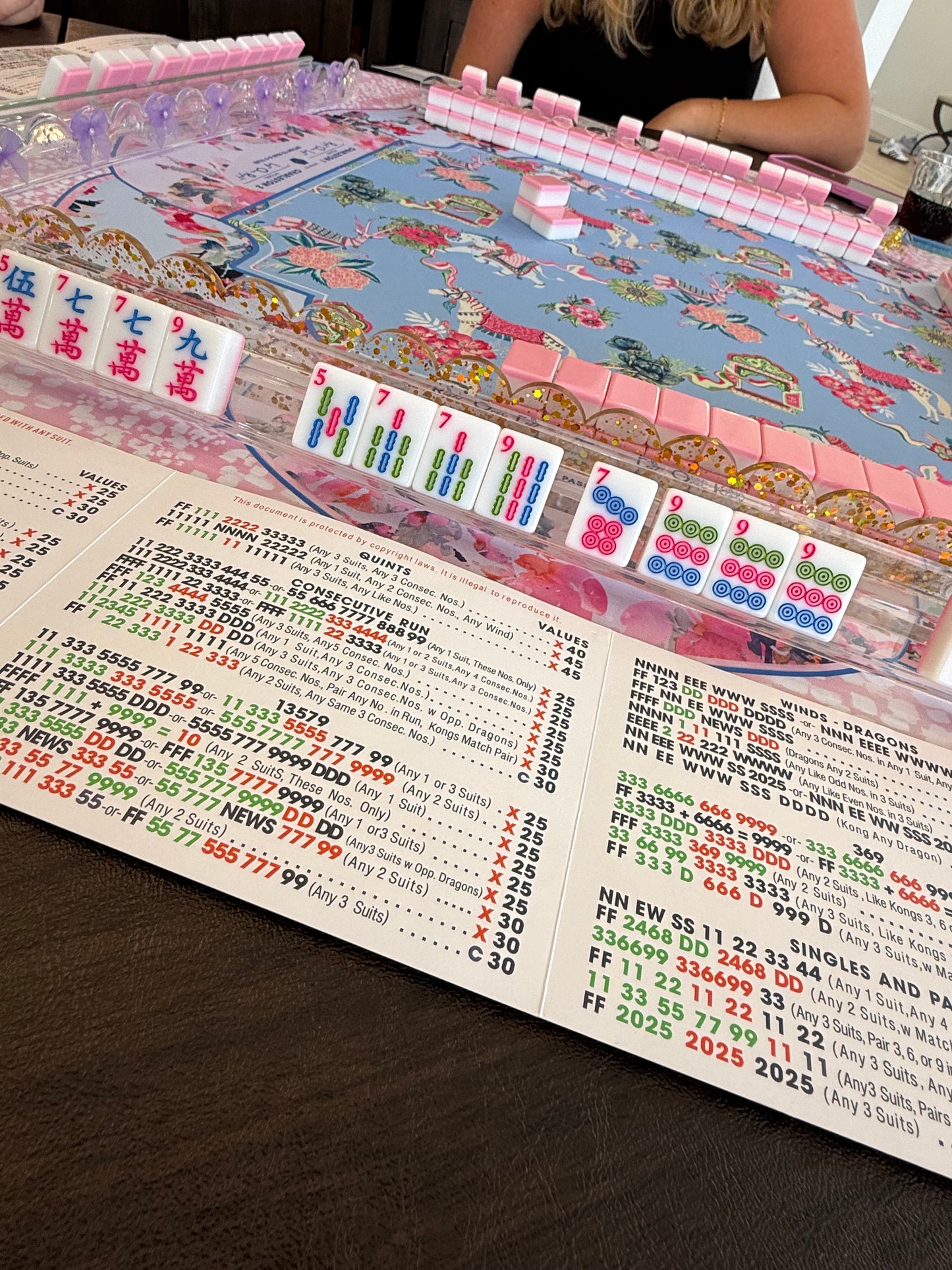 Custom Mahjong Pushers with Racks