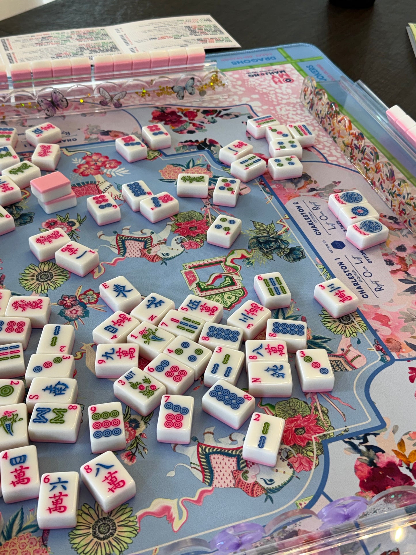 Custom Mahjong Pushers with Racks
