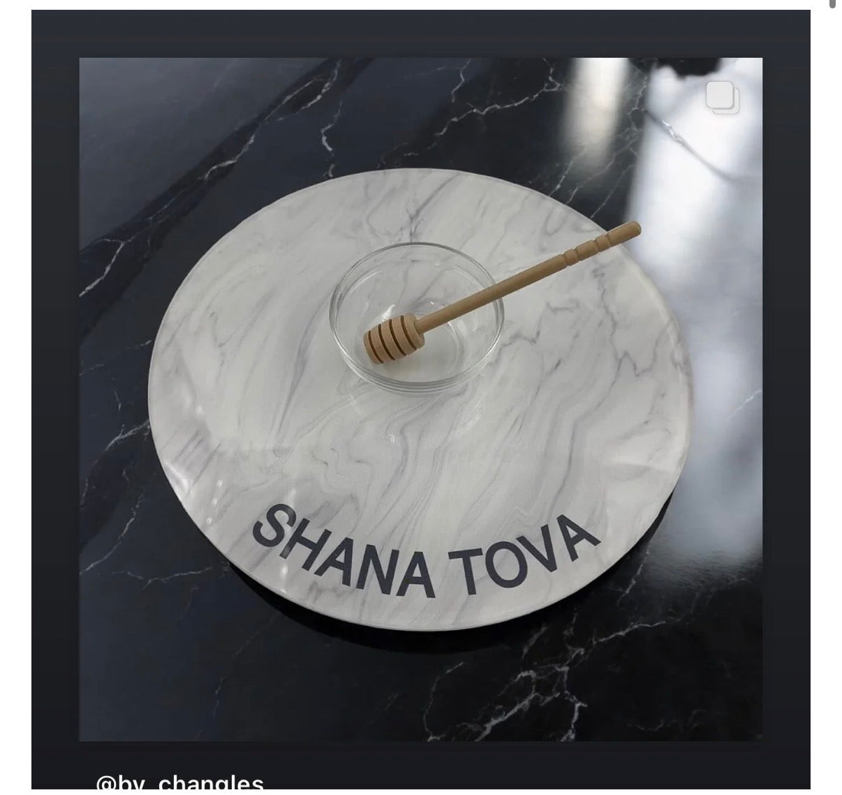 Shana Tova round tray