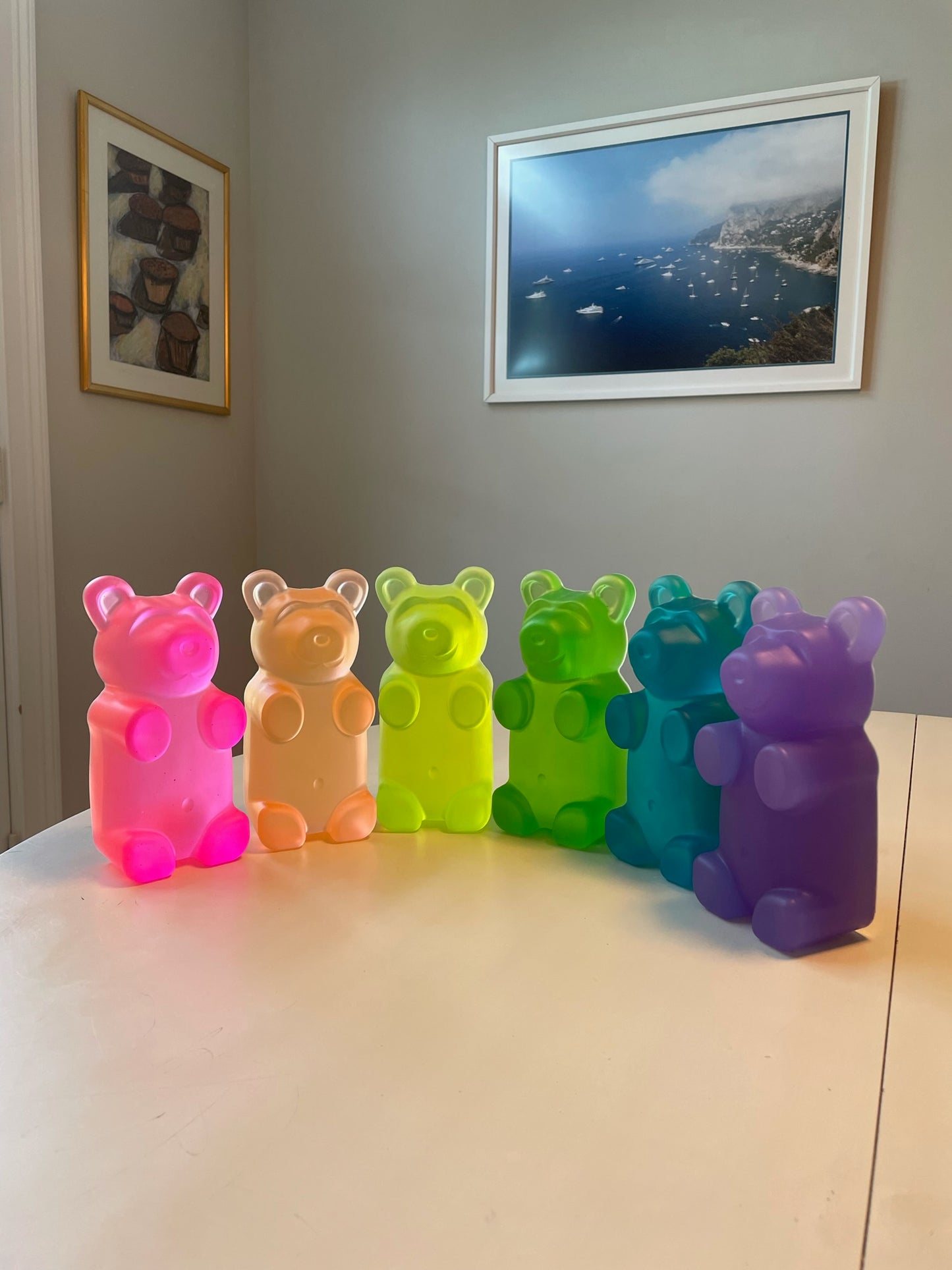 Giant Gummy Bear Neon Set